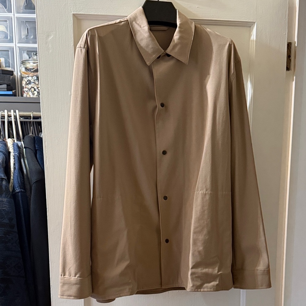 Zara Men's Beige Shirt Jacket